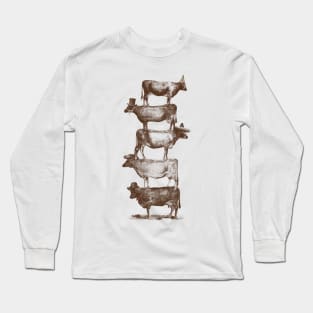 Cow Cow Nuts Long Sleeve T-Shirt